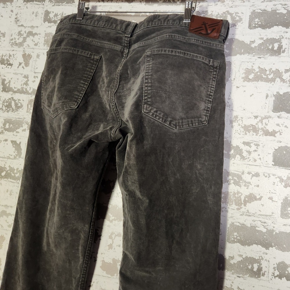 Dockers Mens Corduroy Pants Size 36x32 Charcoal Gray Straight Fit Casual Comfort - Picture 10 of 16